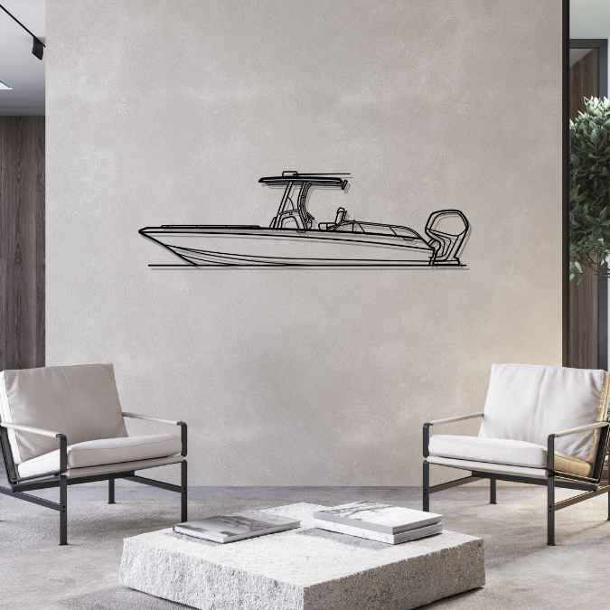 270 Dauntless Silhouette Metal Wall Art
