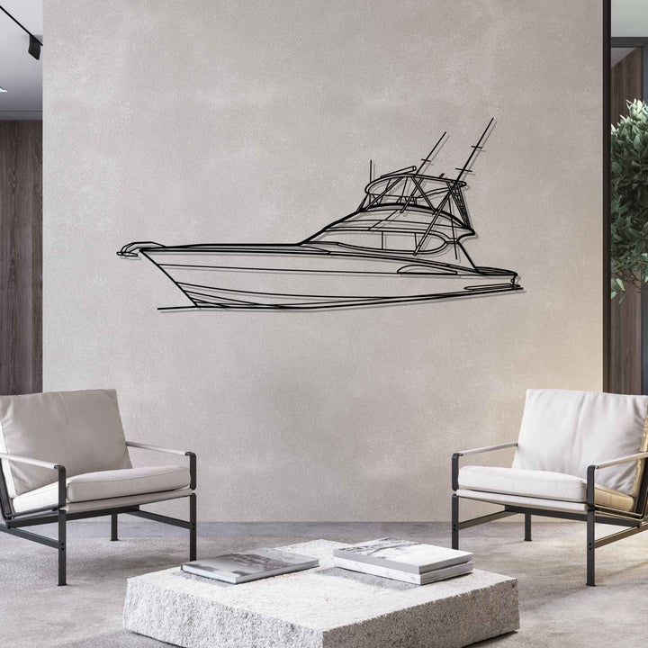 54 Angle Silhouette Metal Wall Art