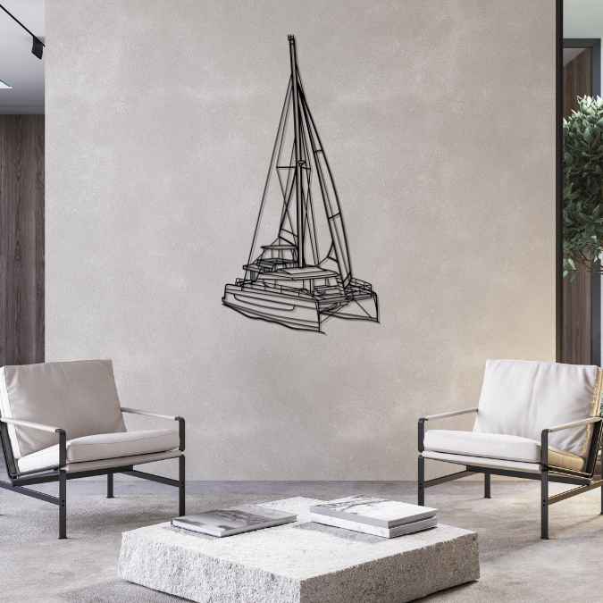 4.8 Angle Silhouette Metal Wall Art