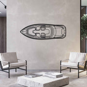 800 Spyder Top Silhouette Metal Wall Art