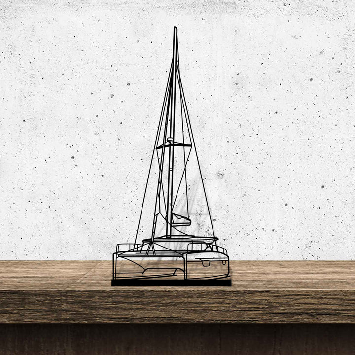 Lucia 40 Angle Silhouette Metal Art Stand