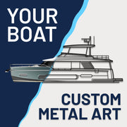 Your Custom Boat Hanging Silhouette Metal Art