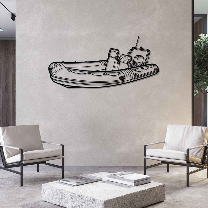 SuperSub 2005 Angle Silhouette Metal Wall Art