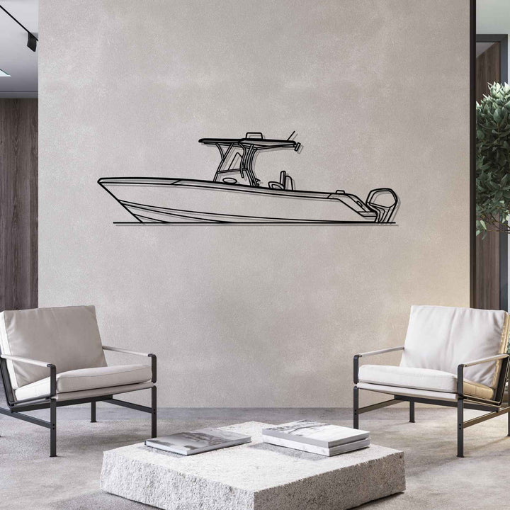 R300 Silhouette Metal Wall Art