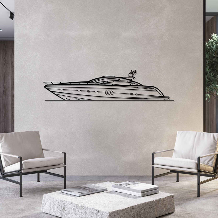 Predator 82 Silhouette Metal Wall Art