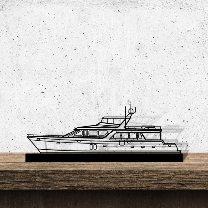 Pilothouse 80 Silhouette Metal Art Stand