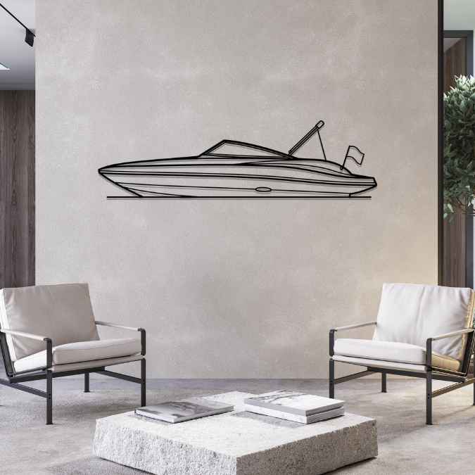 200 Sundeck Silhouette Metal Wall Art