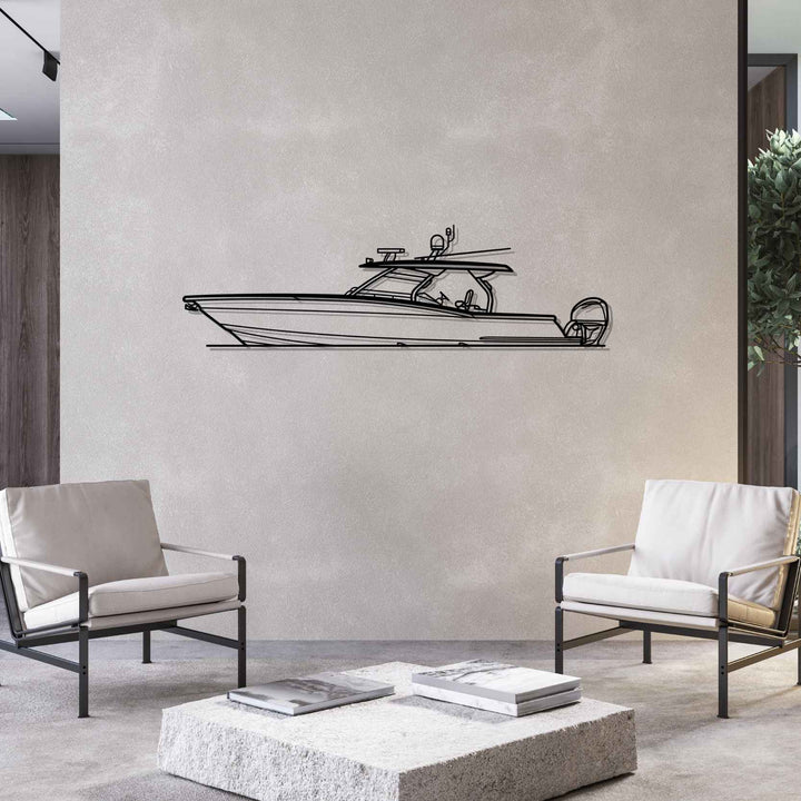380 LXF Silhouette Metal Wall Art