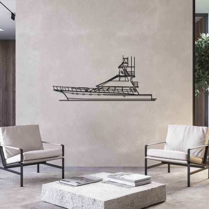Island Gypsy 44 Silhouette Metal Wall Art