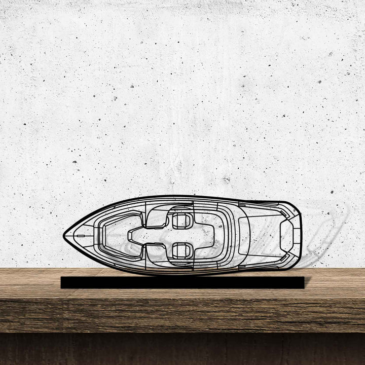 800 Spyder Silhouette Metal Art Stand