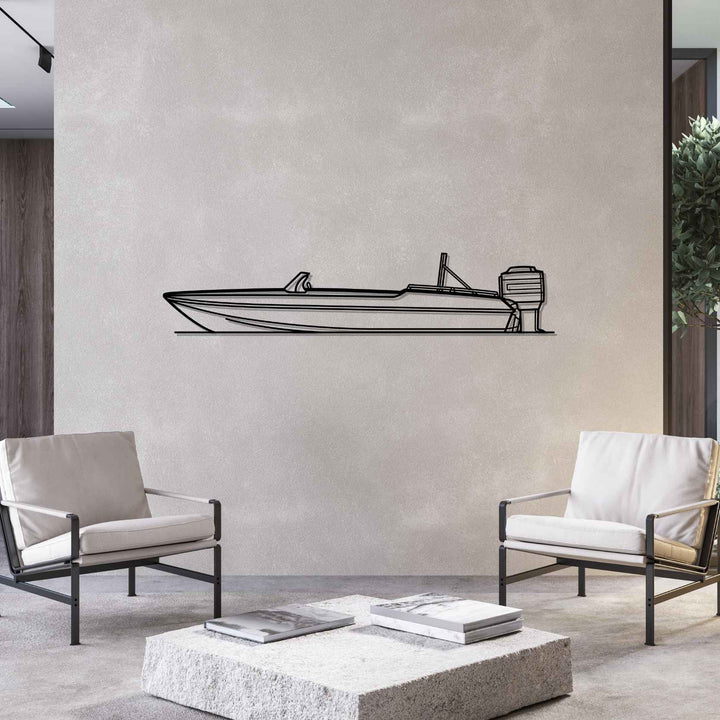 Jaguar Silhouette Metal Wall Art