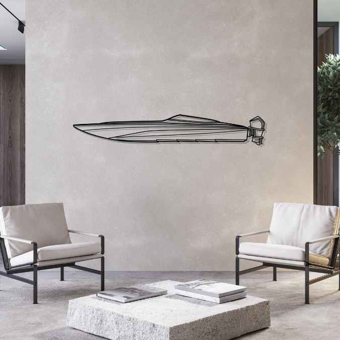 360 Cat Silhouette Metal Wall Art