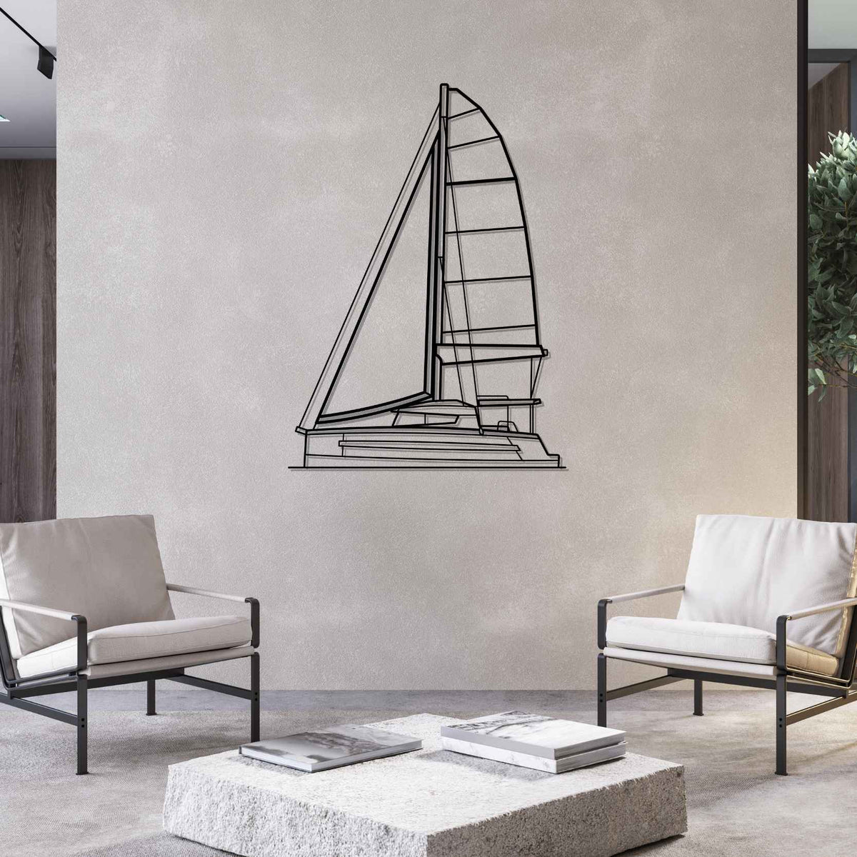 4.3 Front Silhouette Metal Wall Art