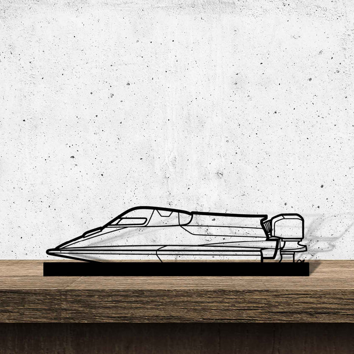 F1 H20 Silhouette Metal Art Stand