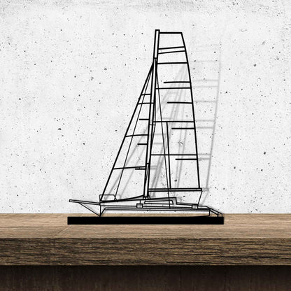 760 Silhouette Metal Art Stand