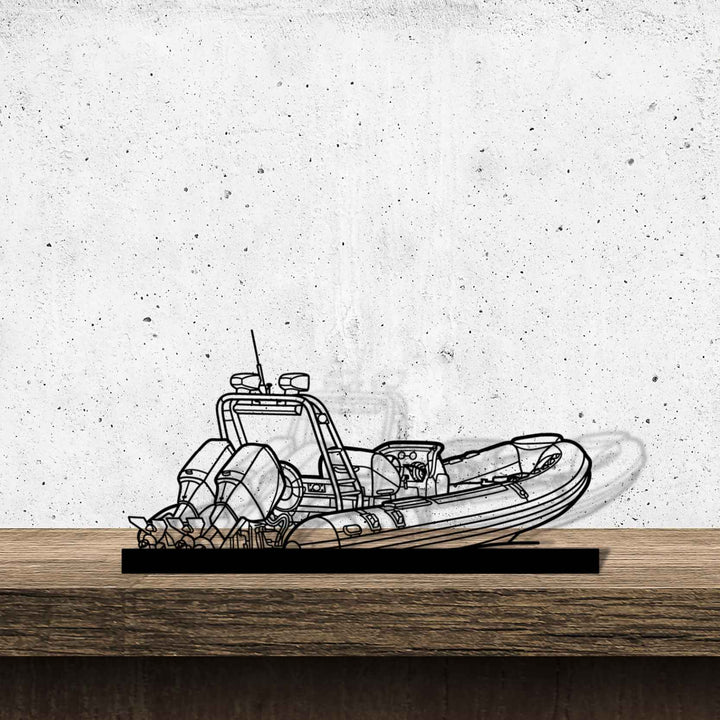 RIB 22 Silhouette Metal Art Stand