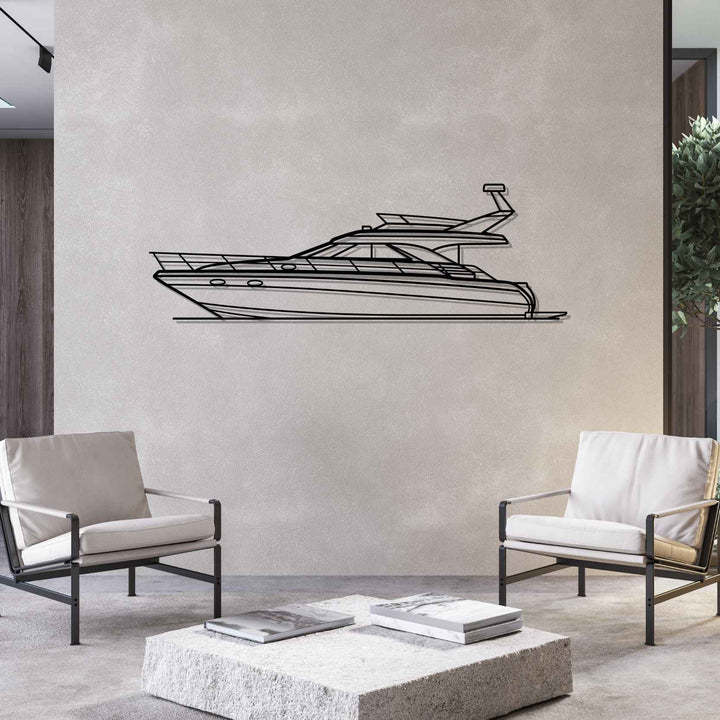 400 Sedan Silhouette Metal Wall Art