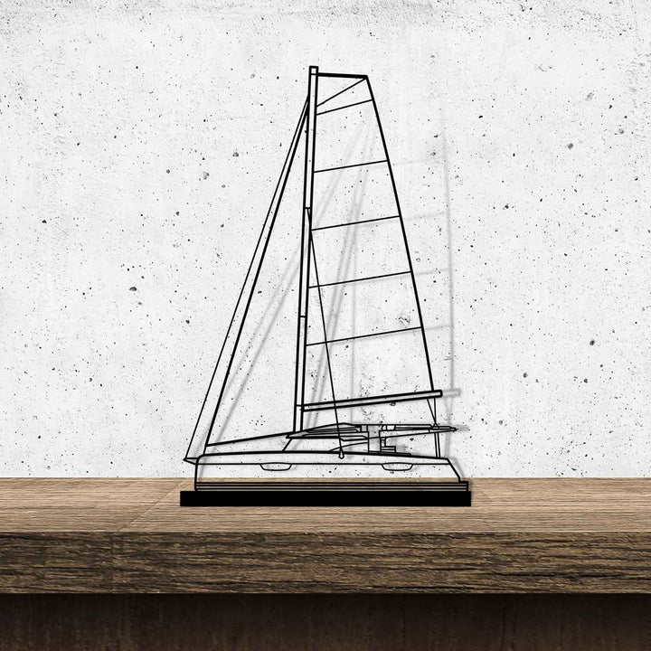 Elba 45 Silhouette Metal Art Stand