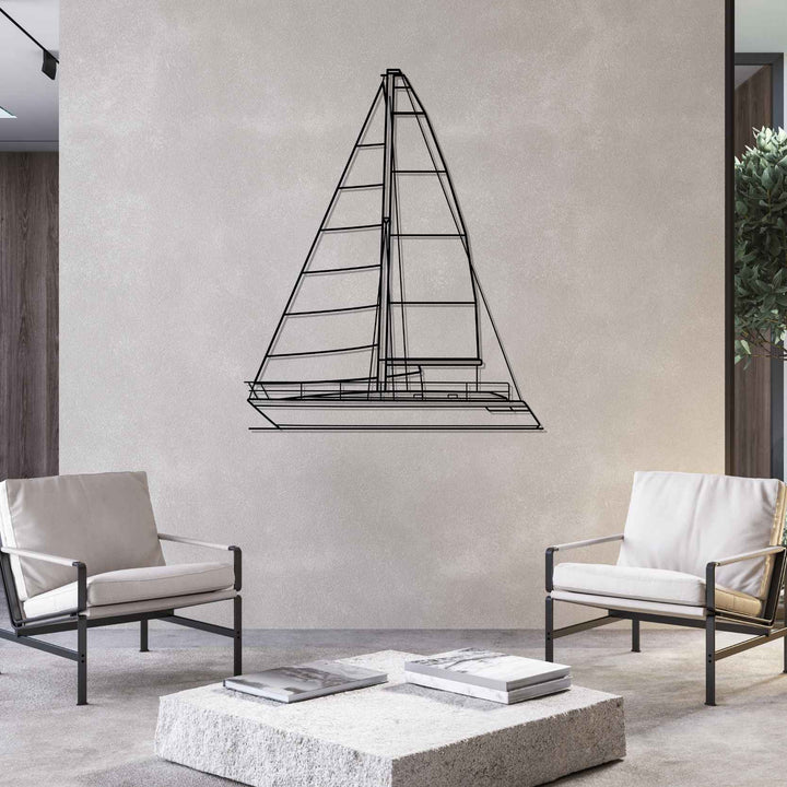 41 Front Silhouette Metal Wall Art