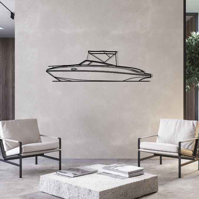 246 Captiva 2007 Silhouette Metal Wall Art