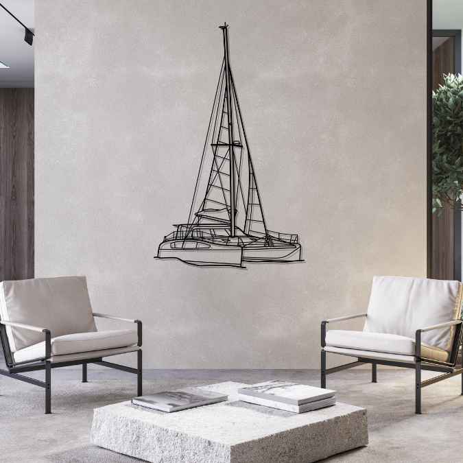 1260 Angle Silhouette Metal Wall Art