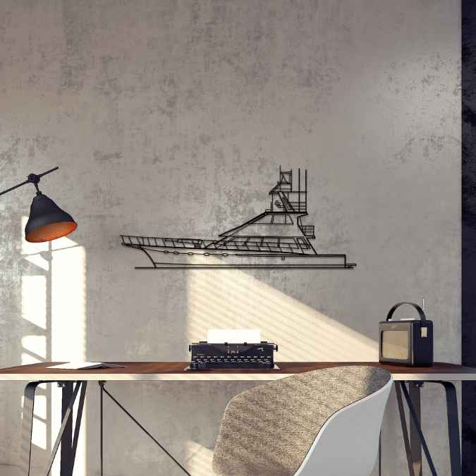 Island Gypsy 44 Silhouette Metal Wall Art