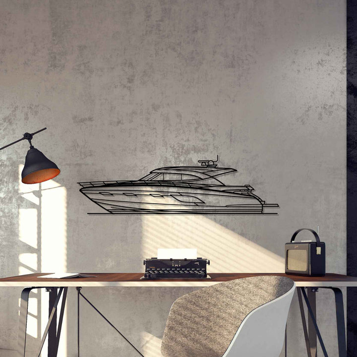 6000SY Platinum Silhouette Metal Wall Art