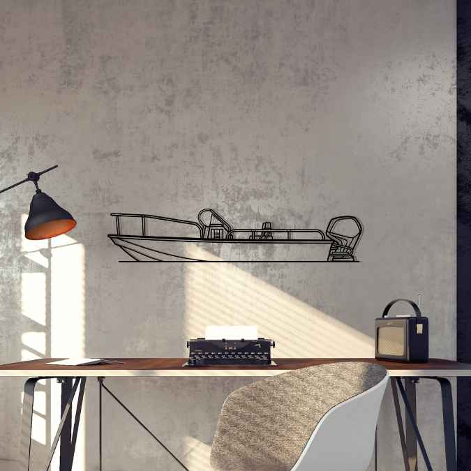 Montauk 1979 Silhouette Metal Wall Art