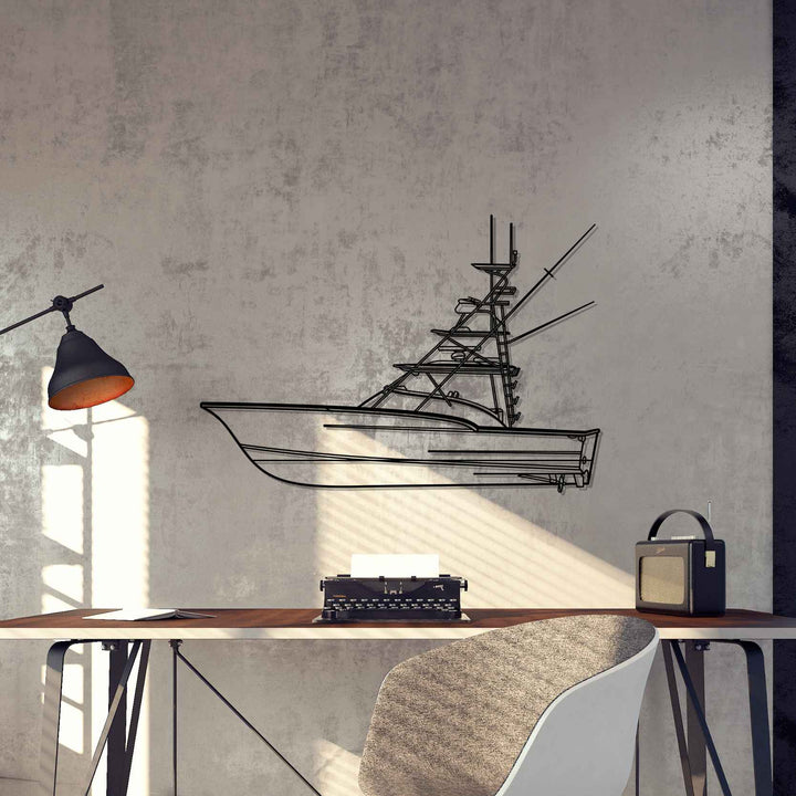 52 Sportfish Silhouette Metal Wall Art