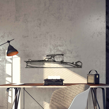 S30 Silhouette Metal Wall Art