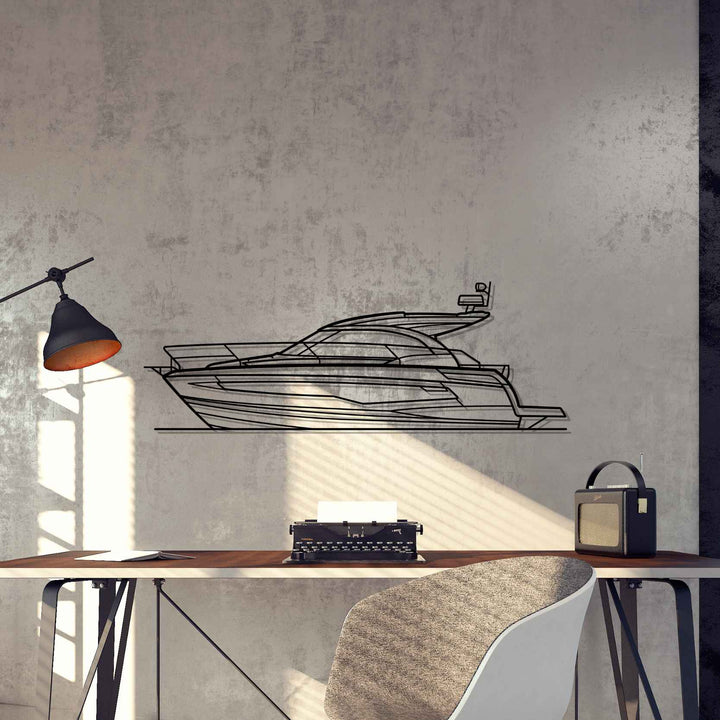 Leader 33 Silhouette Metal Wall Art