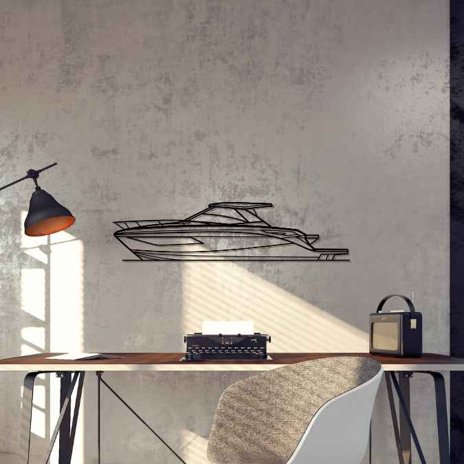 320 Sundancer 2019 Silhouette Metal Wall Art