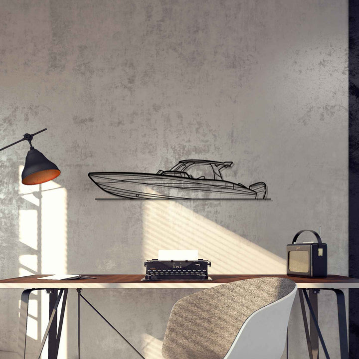 V42 Silhouette Metal Wall Art