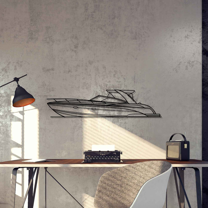 350 SS Silhouette Metal Wall Art