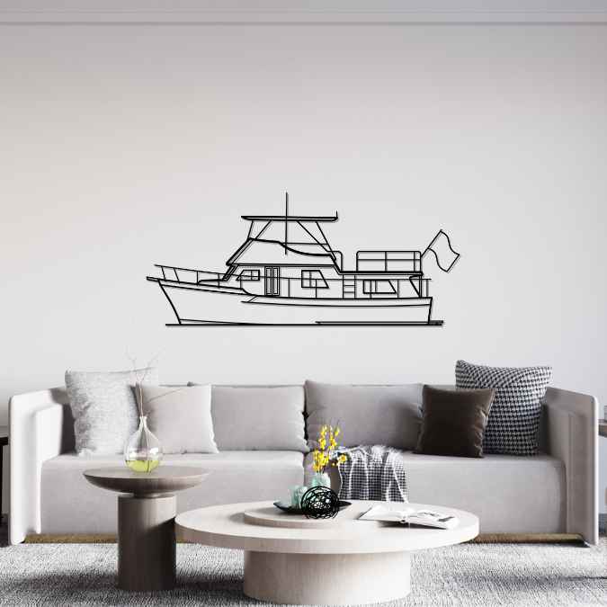 38 1978 Silhouette Metal Wall Art