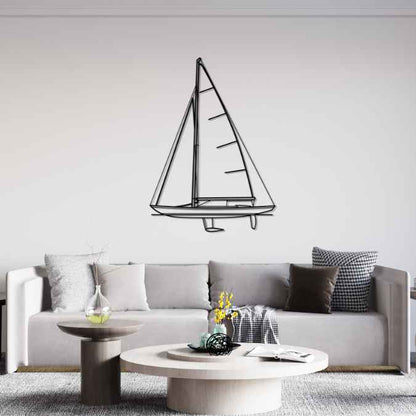 G2 Front Silhouette Metal Wall Art
