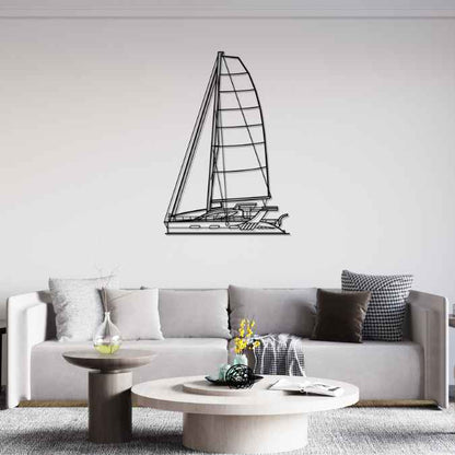 X5 2023 Front Silhouette Metal Wall Art