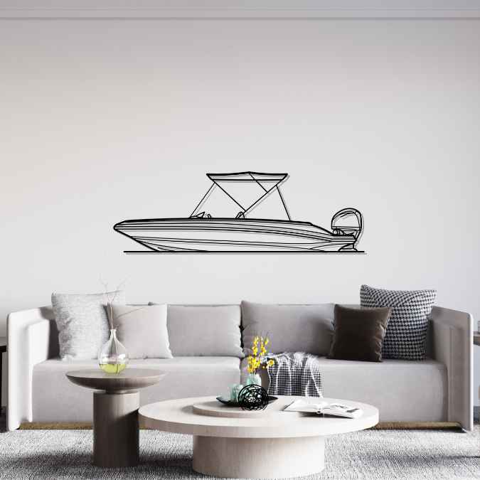 182SC 2018 Silhouette Metal Wall Art