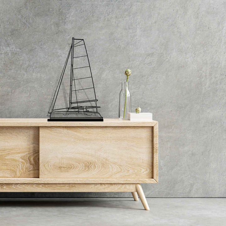 Elba 45 Silhouette Metal Art Stand