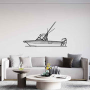 6.0 Offshore Silhouette Metal Wall Art