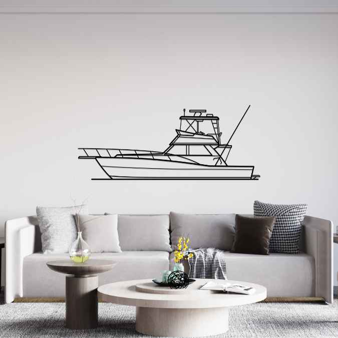 41 1987 Silhouette Metal Wall Art