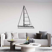 54 2001 Front Silhouette Metal Wall Art