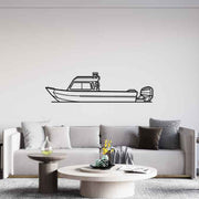 240 Pro Fish Silhouette Metal Wall Art