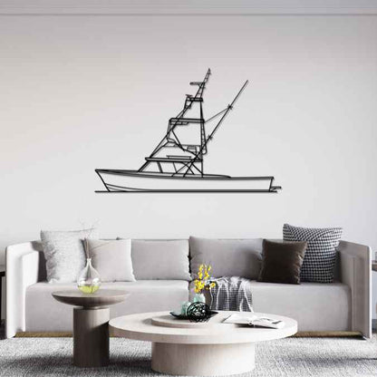31 1973 Silhouette Metal Wall Art