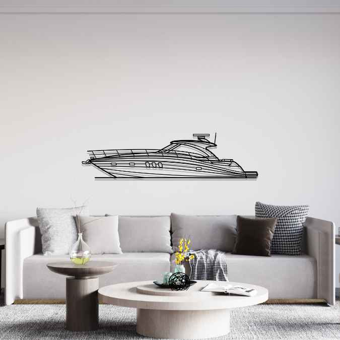 Sundancer 48 2007 Silhouette Metal Wall Art