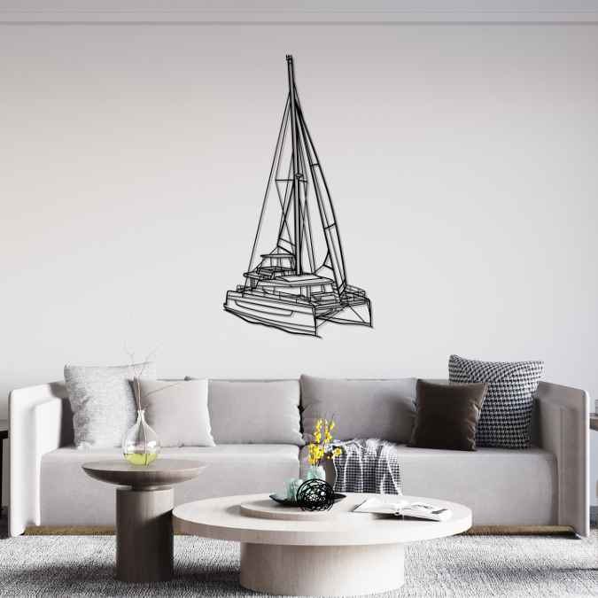 4.8 Angle Silhouette Metal Wall Art