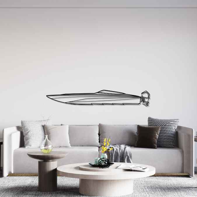 360 Cat Silhouette Metal Wall Art