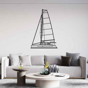 Aura 51 2024 Front Silhouette Metal Wall Art