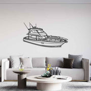 M52 Angle Silhouette Metal Wall Art