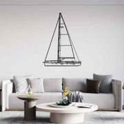 595 2024 Front Silhouette Metal Wall Art